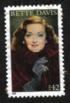 Stamps United States -  100th Birthday of Bette Davis