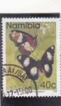 Stamps : Africa : Namibia :  Mariposas