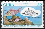 Sellos de America - Cuba -  Peces - Arrecife coralino
