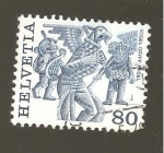 Stamps Switzerland -  INTERCAMBIO