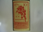 Stamps Bolivia -  Es Inmortal (Xeranthemum Inapertum) Centenario de la República de Bolivia 1825-1925-Flor Nacional.