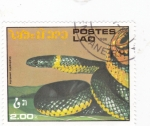 Stamps Laos -  serpiente