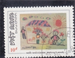 Stamps Vietnam -  Dibujo infantil