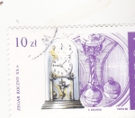 Stamps Poland -  reloj y mecanismo