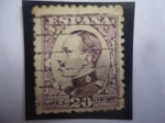 Stamps Spain -  Ed:ES 494 -King Alfonso XIII - (Retrato de Perfil Izq.) - Serie:King Alfonso XIII (1930)