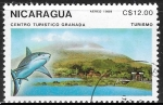 Sellos de America - Nicaragua -  peces - Centro Turístico de Granada