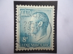 Stamps : Europe : Luxembourg :  Gran Duque, Jean de Luxemburgo (1921-2019) - (Busto a la Izquierda del Duque Juan de Luxemburgo)