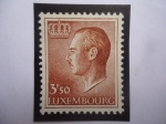 Stamps : Europe : Luxembourg :  Gran Duque, Jean de Luxemburgo (1921-2019) - (Busto a la Izquierda del Duque Juan de Luxemburgo)