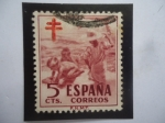 Sellos de Europa - Espa�a -  Ed:ES1103 - Liga Nacional Antituberculosa-Cruz de Lorena - Fundación Antituberculosa (1951) - Niños 