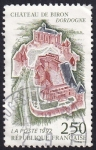 Stamps France -  Castillo de Biron
