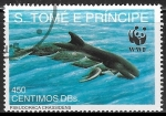 Stamps S�o Tom� and Pr�ncipe -  Mamíferos marinos - Pseudorca crassidens