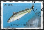 Sellos de Africa - Santo Tom� y Principe -  Peces - Atlantic Mackerel 