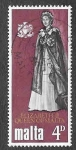 Stamps : Europe : Malta :  379 - Visita de la Reina Isabel II a Malta