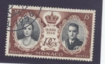 Stamps : Europe : Monaco :  boda grace kelly