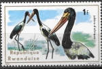 Sellos de Africa - Rwanda -  aves