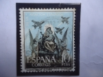 Sellos de Europa - Espa�a -  Ed:ES 1405-Cincuentenario de la Aviación Española- Nuestra Señora de Loreto.