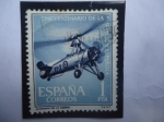Stamps Spain -  Ed:ES 1401- Cincuentenario de la Aviación Española- 