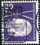 Stamps Germany -  Helicoptero