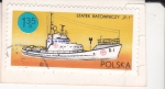 Stamps Poland -  Barco Cruz Roja