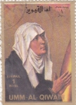Stamps United Arab Emirates -  La Virgen 