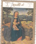 Sellos de Asia - Emiratos �rabes Unidos -  La Virgen y el Niño