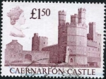 Stamps United Kingdom -  Castillo de Caernarfon