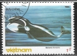 Stamps : Asia : Vietnam :  Mamíferos marinos - Balaenoptera borealis
