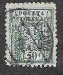 Stamps Poland -  102 - Águila