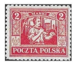 Stamps Poland -  178 - Minero