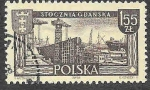 Stamps Poland -  1005 - Astillero de Gdansk