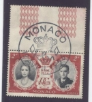 Stamps Monaco -  boda grace kelly