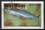 Stamps : Asia : Vietnam :  Peces - Carcharhinus amblyrhynchos