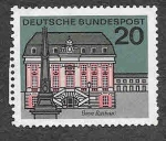 Sellos de Europa - Alemania -  877 - Ayuntamiento de Bonn