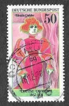 Stamps Germany -  1227 - Actrices Alemanas
