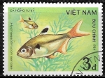 Sellos de Asia - Vietnam -  Peces - Hyphessobrycon serpae