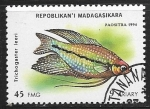 Stamps Madagascar -  pces - Trichogaster leeri
