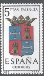 Stamps : Europe : Spain :  1631 Escudos de capitales de provincias españolas.Palencia