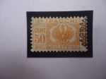 Stamps Italy -  Pacchi - Primera Parte - escudo de Arma-Sulbollettino - Puesto de paquete- 1932-1939 