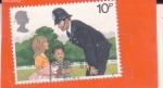 Sellos de Europa - Reino Unido -  policía y niños