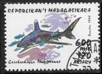 Sellos del Mundo : Africa : Madagascar : Peces - Carcharhinus longimanus