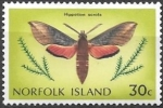 Stamps Australia -  Mariposas (Norfolk)