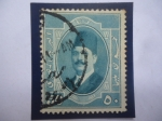 Sellos de Africa - Egipto -  Rey Fuad I  de Egipto (1868-1936) Serie: Rey Fuad I- Sello 50 millieme Eg. Año 1923