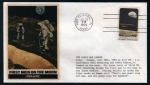 Sellos del Mundo : America : Estados_Unidos : Apolo XI,  Primer hombre en la Luna