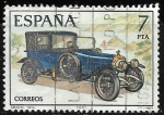 Stamps Spain -  Coches Antiguos - Abadal