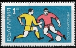 Stamps Bulgaria -  Futbol - Dribble
