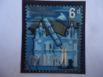 Stamps : Europe : Malta :  Ocupación Francesa (17901800)- Historia de Malta-Sello de 6d-Peniques Maltés