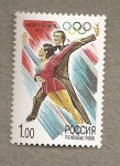 Stamps : Europe : Russia :  Patinaje sobre hielo
