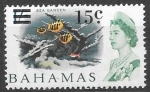 Stamps : America : Bahamas :  PECES