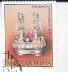 Stamps Hungary -  Corona de la Torá, Buda