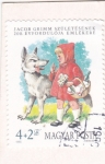 Stamps Hungary -  Caperucita Roja, Lobo